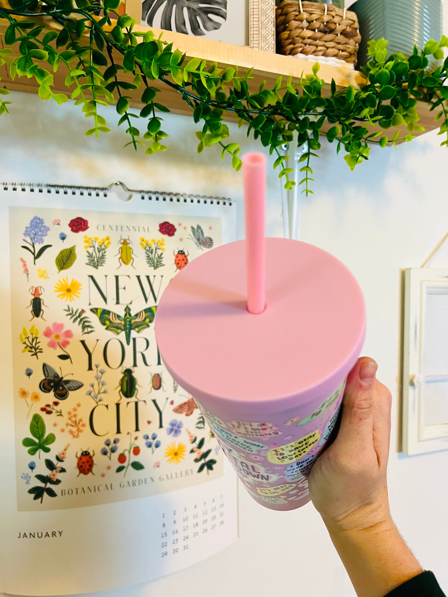 My Mental Breakdown Cup Glass Cups- Smoothie Cup. Bubble Tea. Aestheti –  Brooklynjadedesigns