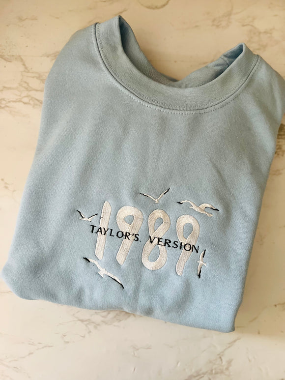 1989 Taylors Version EMBROIDERED Sweater