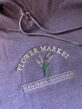 Lavender “FLOWER MARKET” Embroidered HOODIE