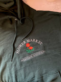 EMBROIDERED “Flower Market” Poppy HOODIE