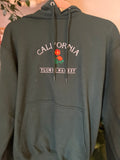 Embroidered “CALIFORNIA” Poppy HOODIE