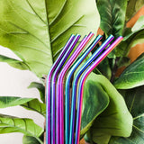 Rainbow Straws for **16oz GLASS